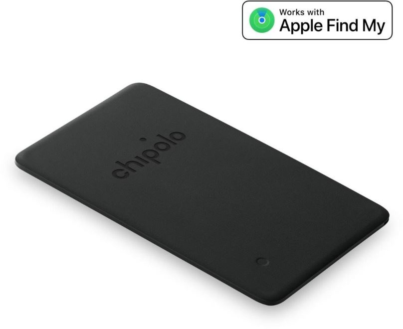 Bluetooth lokalizační čip Chipolo CARD Spot– Chytrý vyhledávač peněženky, černý