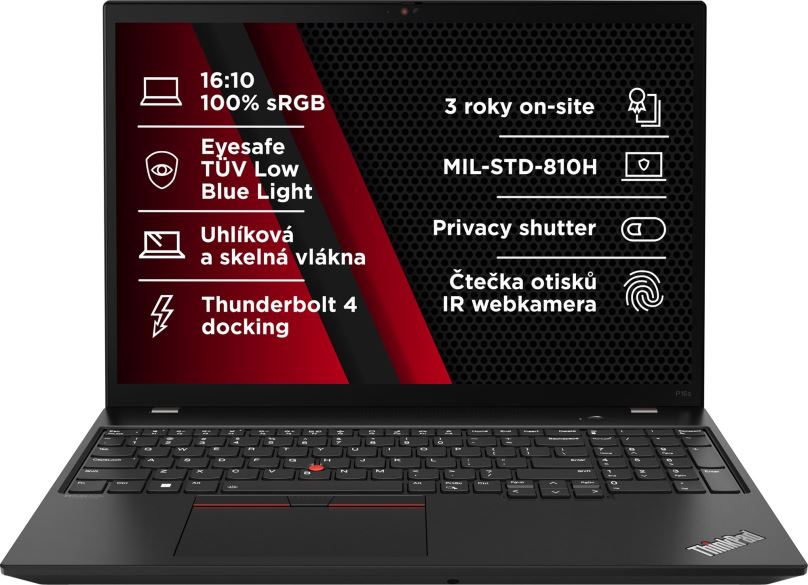 Notebook Lenovo ThinkPad P16s Gen 2 Villi Black