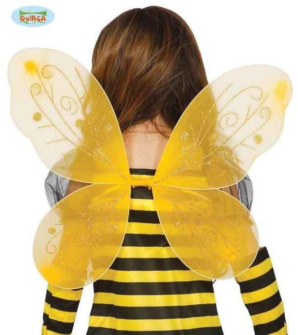 Doplněk ke kostýmu GUIRCA Dětské křídla včela - včelka - žluté - unisex