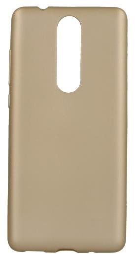 Pouzdro na mobil Jelly Flash Nokia 5.1 silikon zlaté matné 32296