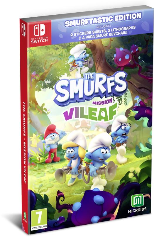 Hra na konzoli Šmoulové: Mise Zlobýl - Smurftastic Edition - Nintendo Switch