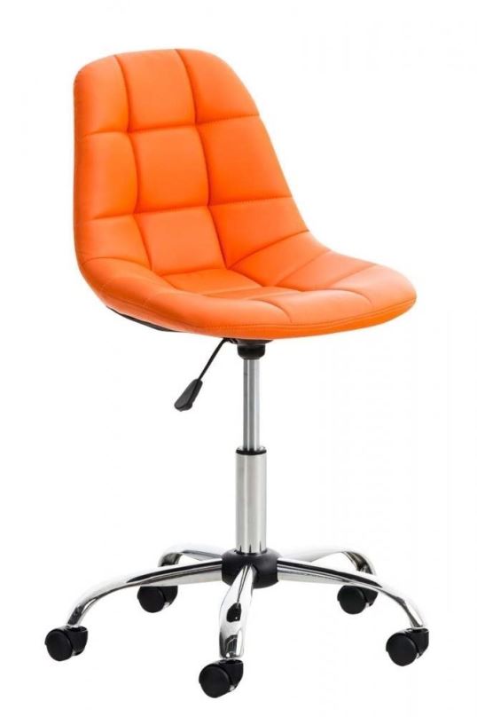Kancelářská židle BHM GERMANY Emil, oranžová