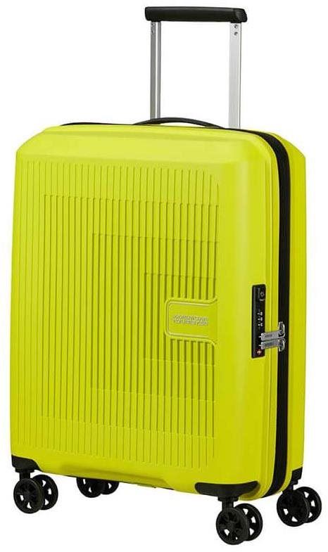Cestovní kufr American Tourister Aerostep Spinner 55 EXP Light Lime
