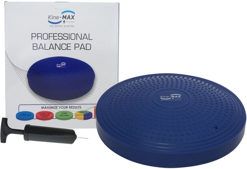 Balanční polštářek Kine-MAX Professional Balance Pad - modrý