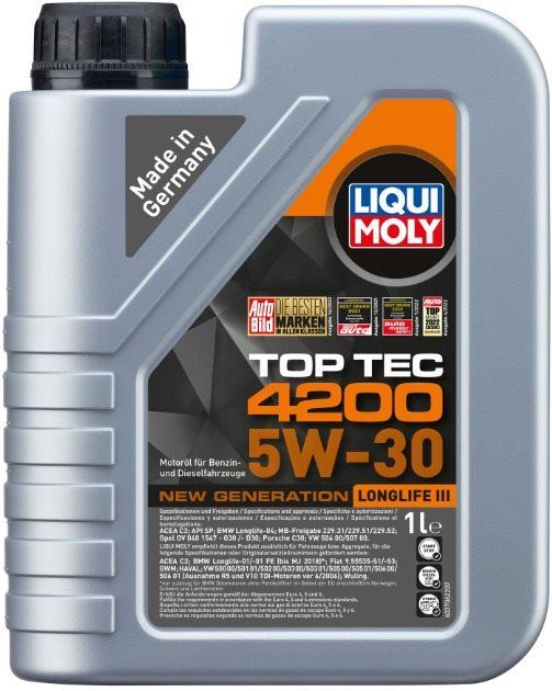 Motorový olej Liqui Moly Motorový olej Top Tec 4200 5W-30, 1 l
