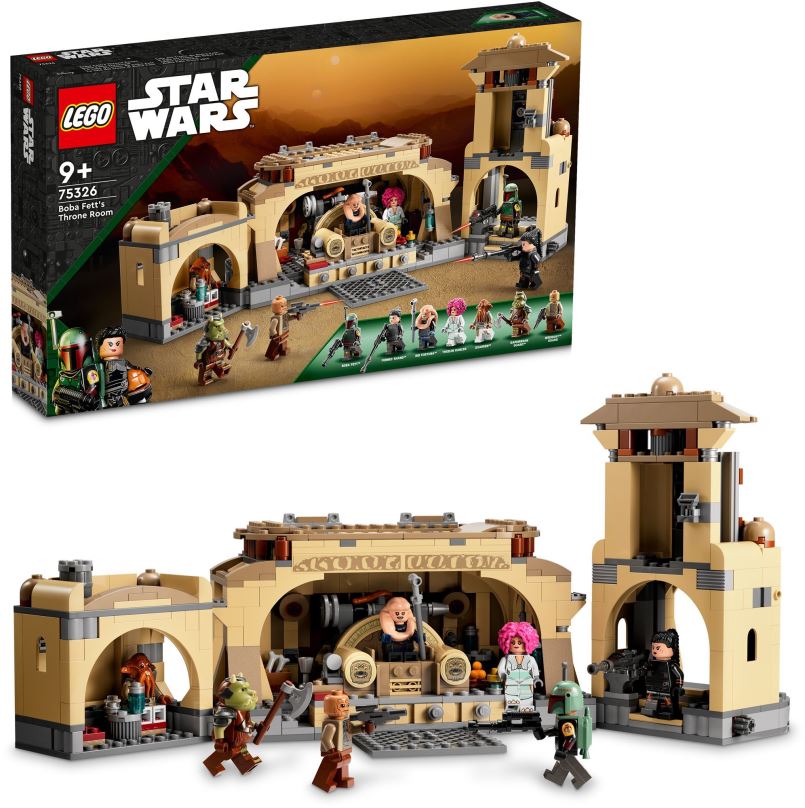 LEGO stavebnice LEGO® Star Wars™ 75326 Trůnní sál Boby Fetta