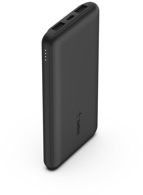 Powerbanka Belkin BOOST CHARGE 10000 mAh Power Bank with USB-C 15W - Dual USB-A - 15cm USB-A to C Cable - Black