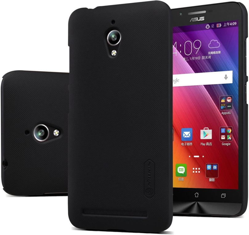 Kryt na mobil Nillkin Frosted Shield pro Asus Zenfone Go ZC500TG černý