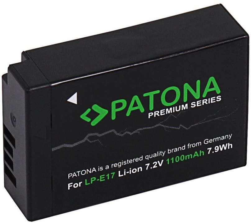 Baterie pro fotoaparát PATONA pro Canon LP-E17 1100mAh Li-Ion Premium