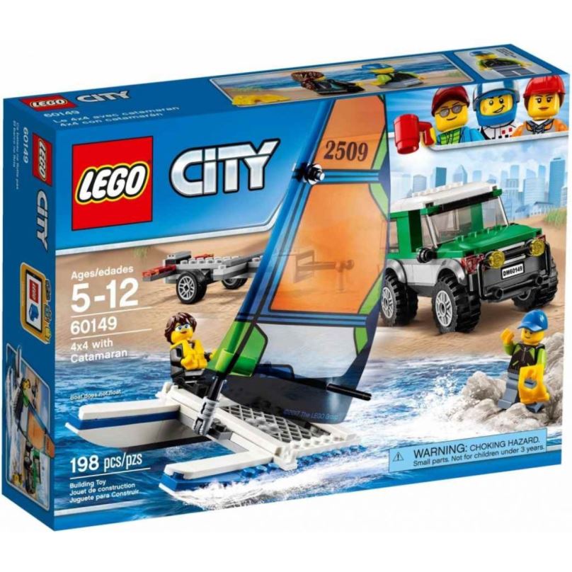 LEGO® CITY 60149 4x4 s katamaránem