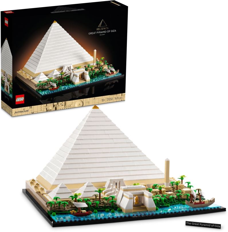 LEGO stavebnice LEGO® Architecture 21058 Velká pyramida v Gíze