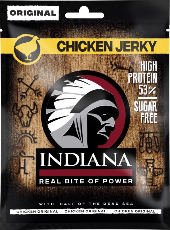 Sušené maso Indiana Jerky chicken Original 25g