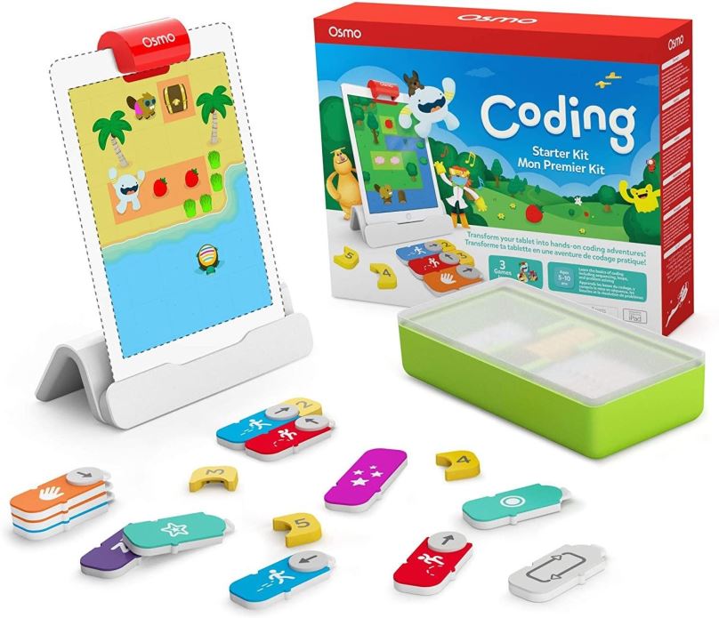 Vzdělávací hračka Osmo Coding Starter Kit Interaktivní vzdělávání, programování hrou – iPad