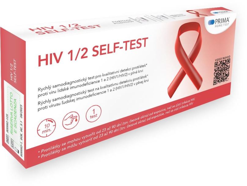 Domácí test Prima Home test HIV 1/2 self-test 1 ks