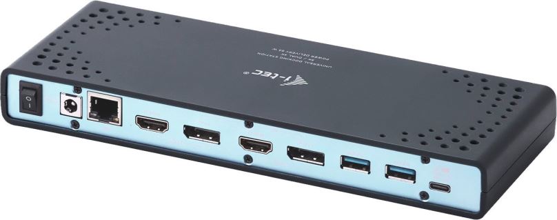 Dokovací stanice i-tec USB-C Dual Display Docking Station, Power Delivery + napájecí adaptér