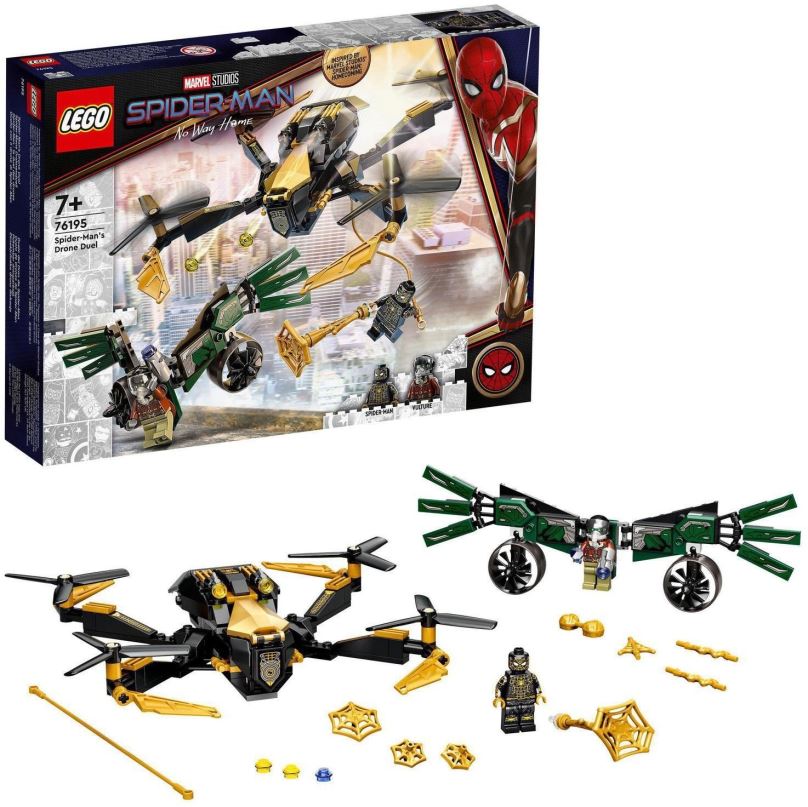 LEGO stavebnice LEGO® Marvel Spider-Man 76195 Spider-Man a duel s dronem