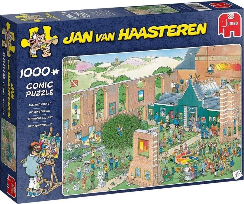 Puzzle Jumbo Puzzle Trh s uměním 1000 dílků