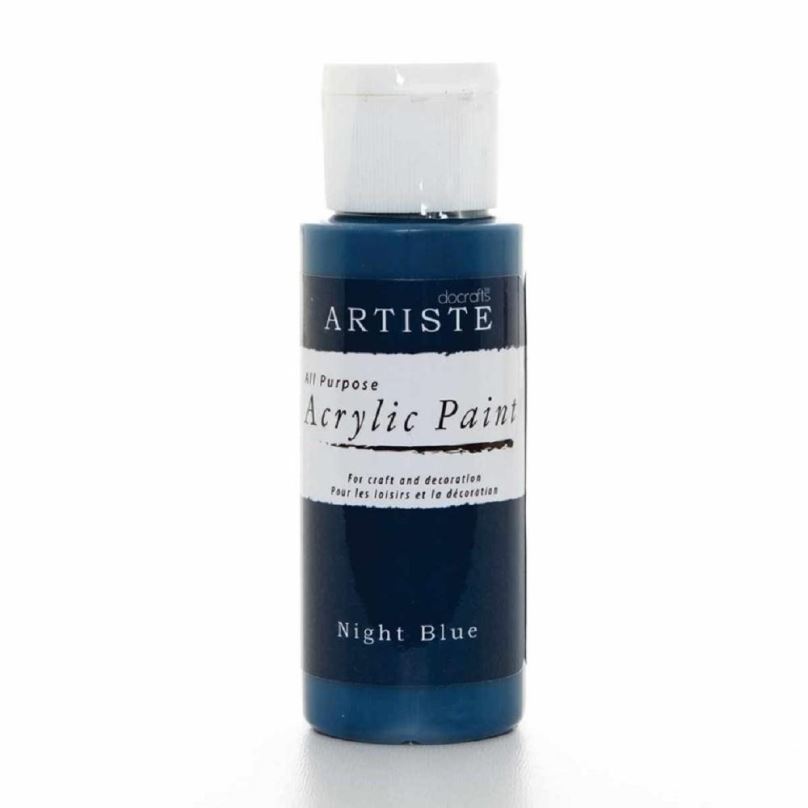 Akrylové barvy na plátno Docrafts Akrylová barva DOA 763230 59 ml - Night Blue