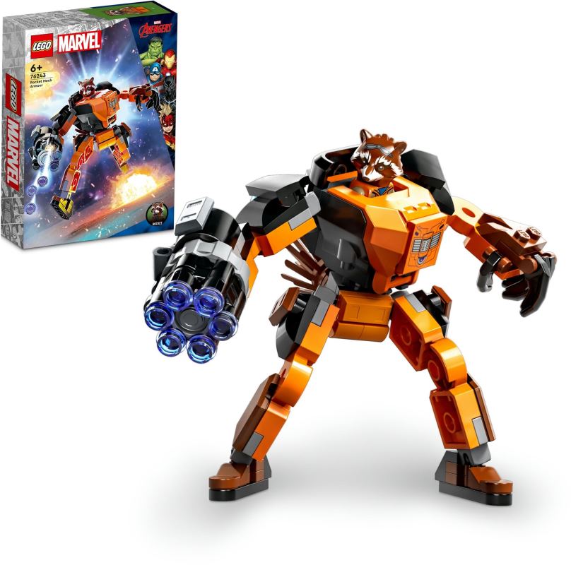 LEGO stavebnice LEGO® Marvel 76243 Rocket v robotickém brnění