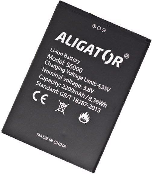 Baterie pro mobilní telefon ALIGATOR S6000 Duo, Li-Ion 2200mAh, originální
