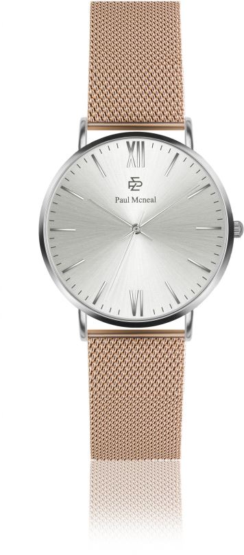 Dámské hodinky Paul Mc Neal  Silver Rose Mesh MAK-3220