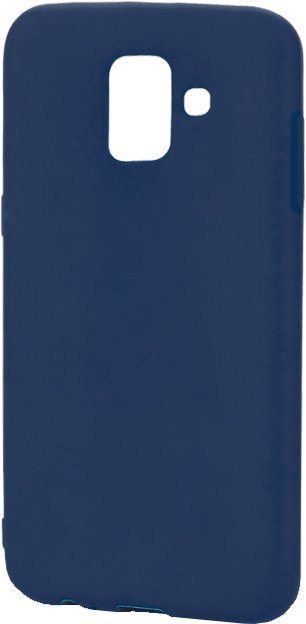 Kryt na mobil Epico Silk Matt pro Samsung Galaxy A6 (2018) , modrý