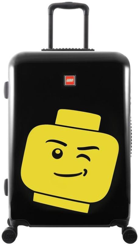 Cestovní kufr LEGO Luggage ColourBox Minifigure Head 24" - Černý