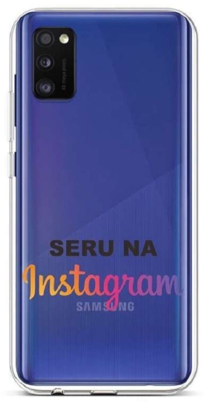 Kryt na mobil TopQ Samsung A41 silikon Instagram 51408
