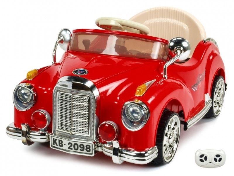 Elektrické autíčko Kuba Retro mini, červené