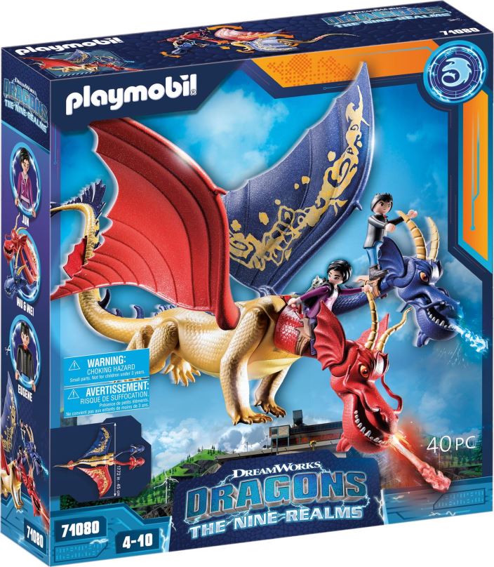 Stavebnice Playmobil 71080 Dragons: The Nine Realms - Wu & Wei s Jun