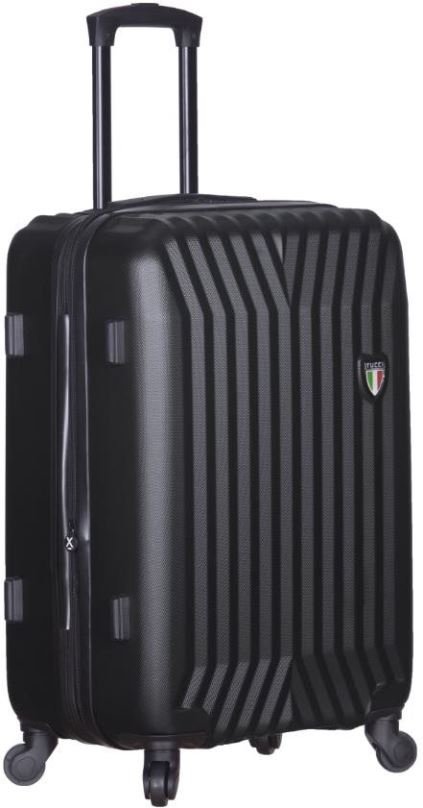 Cestovní kufr TUCCI T-0115/3 M ABS - černá