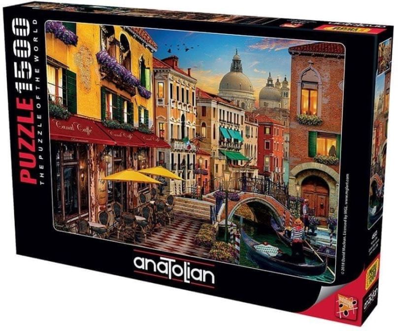 Puzzle Anatolian Puzzle Kavárna Canal Caffé, Benátky 1500 dílků