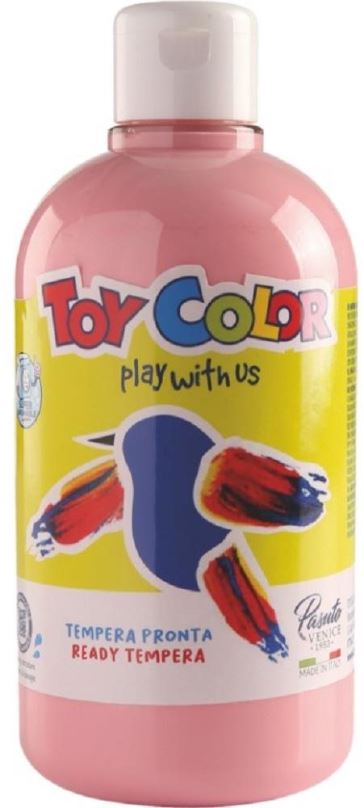 Tempery Temperová barva Toy color 500ml - růžová