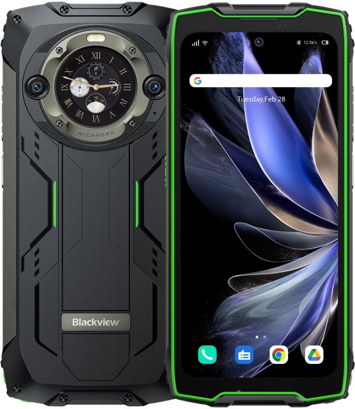 Mobilní telefon Blackview BV9300 Pro 8GB/256GB zelený