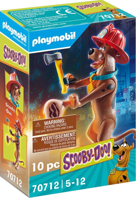 Stavebnice Playmobil Scooby-Doo! Sběratelská figurka Hasič