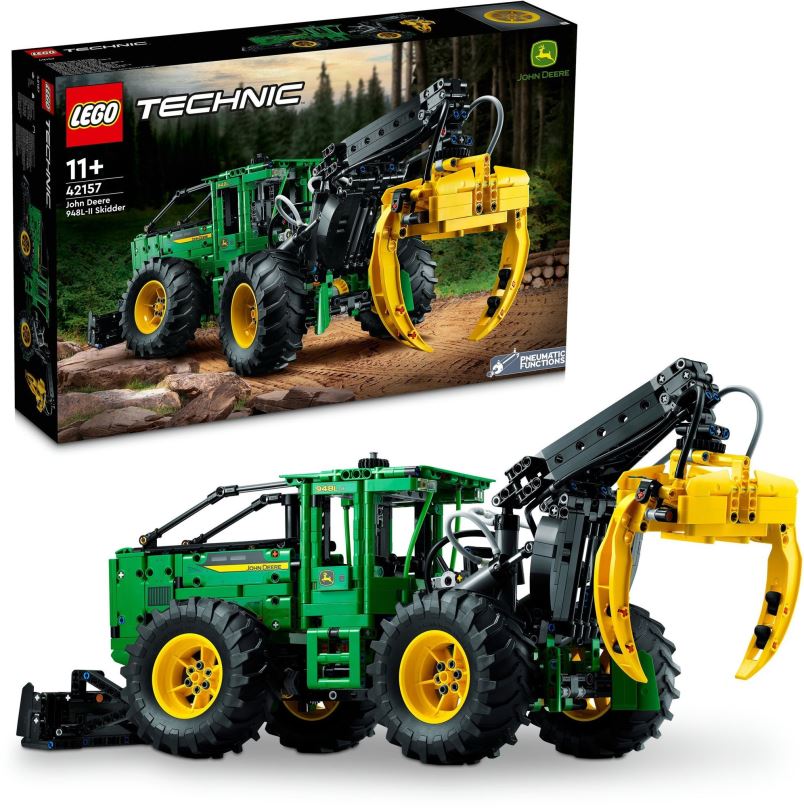 LEGO stavebnice LEGO® Technic 42157 Lesní traktor John Deere 948L-II