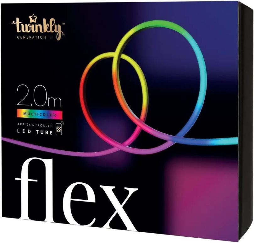 LED pásek TWINKLY FLEX ohebná trubice 200LED, 2m