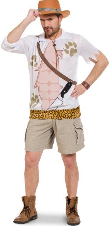 Kostým Kostým Safari Muž - vel. M/L (48-50)