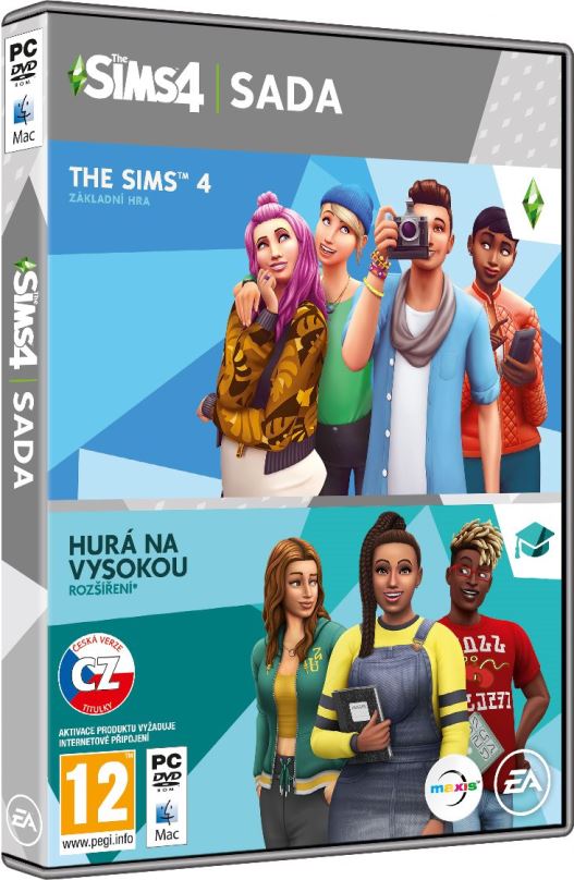 Hra na PC The Sims 4: Hurá na vysokou bundle (Plná hra + rozšíření)