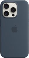 Kryt na mobil Apple iPhone 15 Pro Silikonový kryt s MagSafe bouřkově modrý