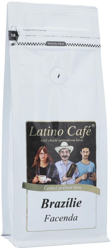 Káva Latino Café Káva Brazílie Facenda, mletá 200g