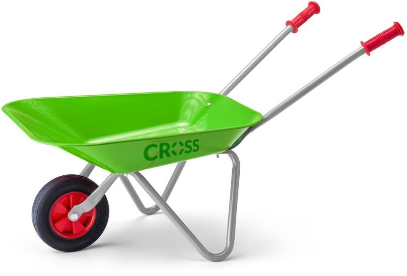 Dětské zahradní kolečko Cross Kolečko zelené, kovové