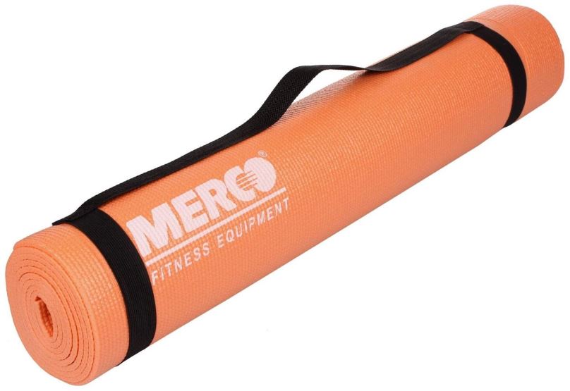 Podložka na cvičení Merco Yoga PVC 4 Mat oranžová