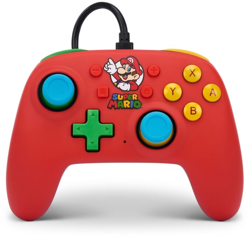 Gamepad PowerA Wired Nano Controller - Mario Medley - Nintendo Switch