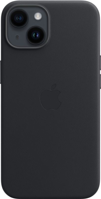 Kryt na mobil Apple iPhone 14 Kožený kryt s MagSafe temně inkoustový