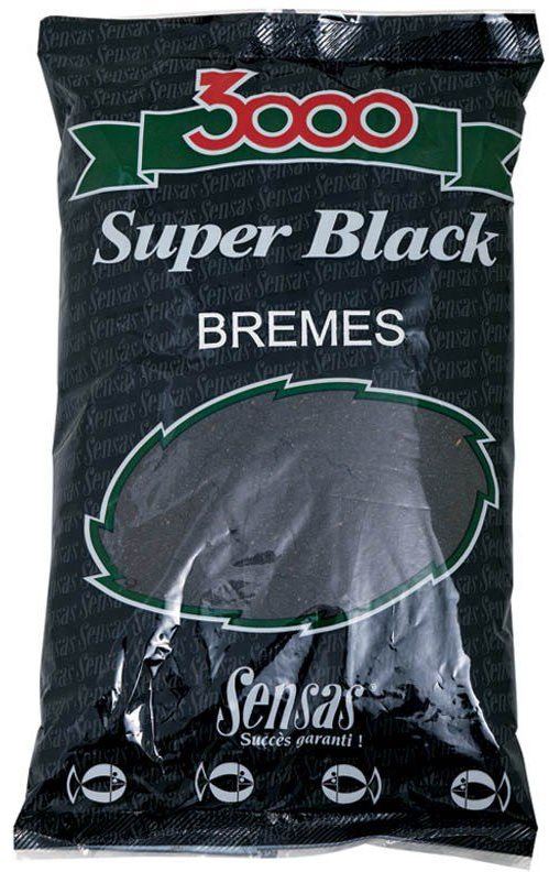 Sensas Vnadící směs 3000 Super Black Bremes (Cejn-černá) 1kg