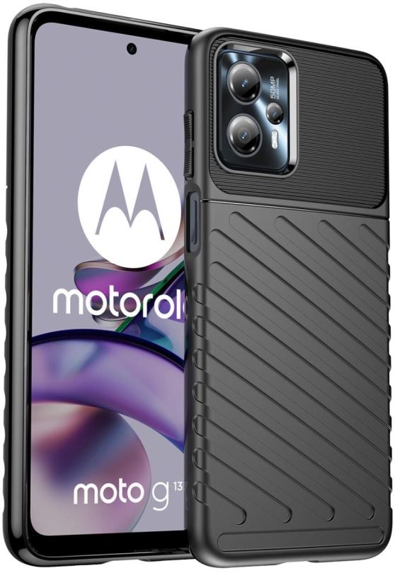 Kryt na mobil MG Thunder kryt na Motorola Moto G13, černý