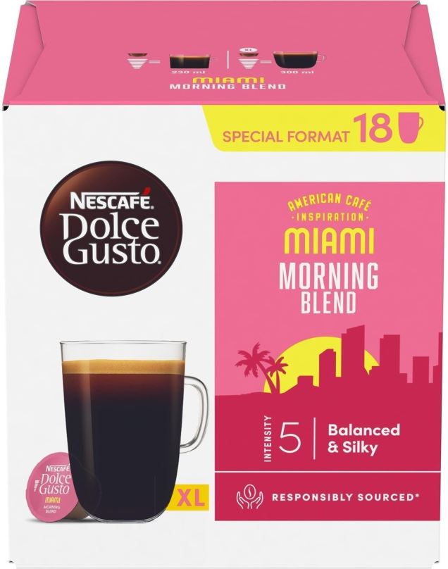 Kávové kapsle NESCAFÉ® Dolce Gusto® Grande Miami 18 ks