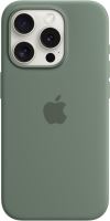Kryt na mobil Apple iPhone 15 Pro Silikonový kryt s MagSafe cypřišově zelený