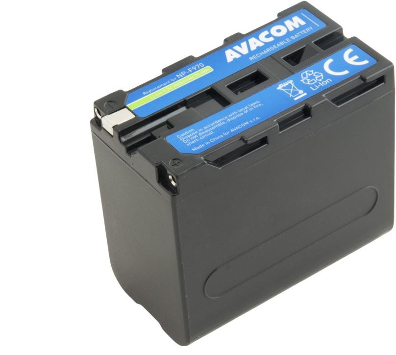 Baterie pro kameru Avacom za Sony NP-F970 Li-Ion 7.2V 10050mAh 72.4Wh LED indikace